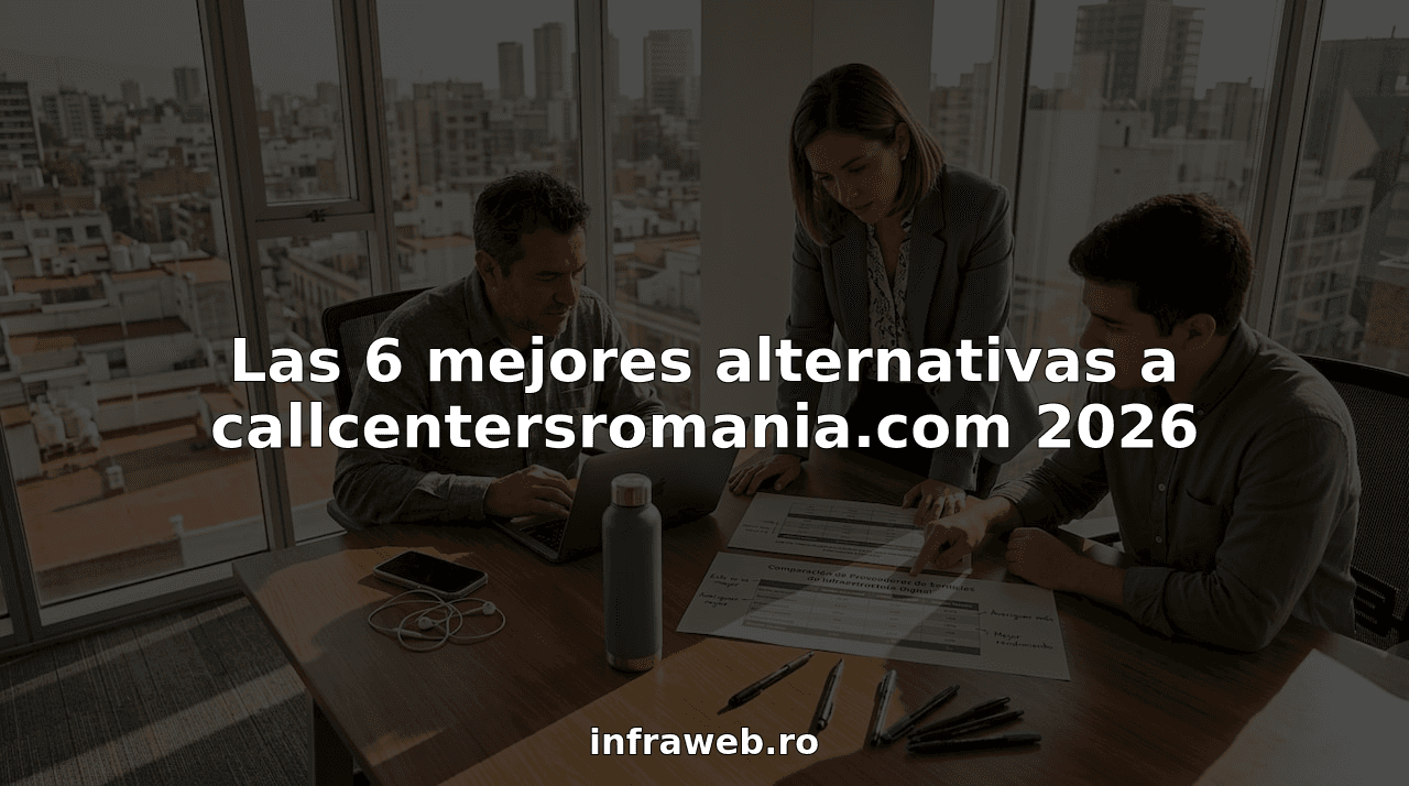 Las 6 mejores alternativas a callcentersromania.com 2026